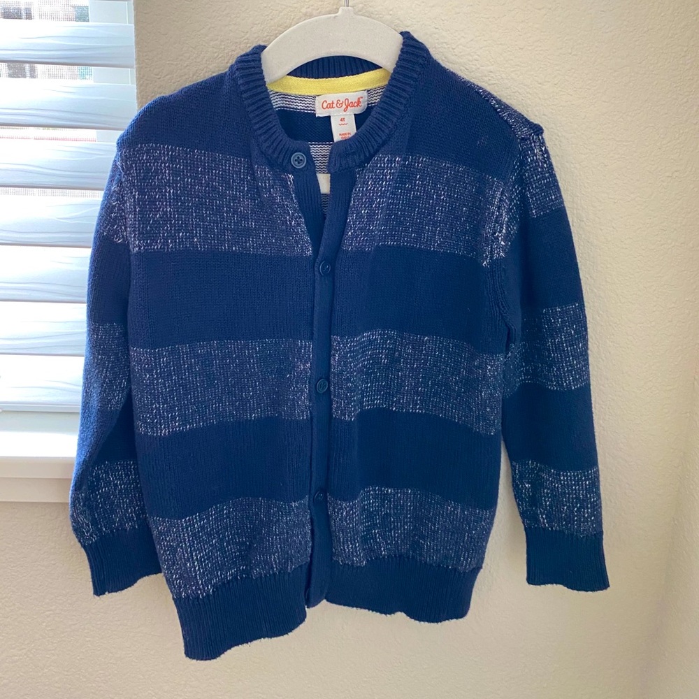 Cat & Jack Boy Sweater Cardigan